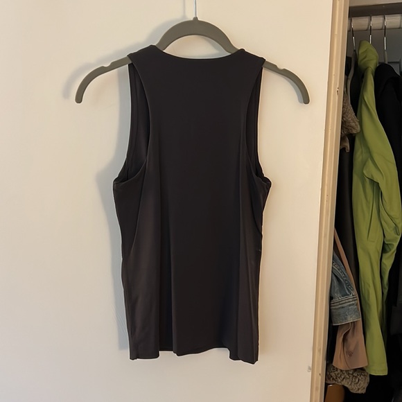 2/$20 Lida Baday - Charcoal Jersey-style Halter - Picture 3 of 6